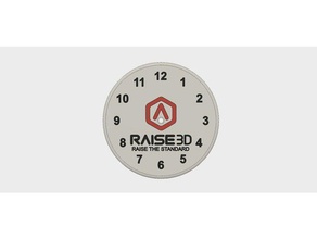 raise3d Uhr 3d-drucken 3d print model - Mito3D