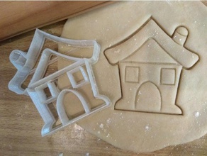 house cookie cutter kitchen & dining 3d print model - Mito3D