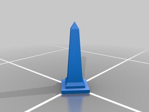 obelisk sculptures miniature scenery 3d print model - Mito3D