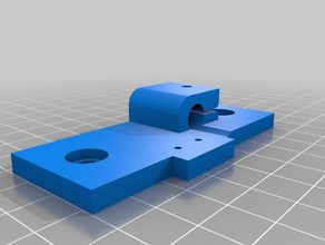 8mm rod support y end stop 3d printing 3030 3d print model - Mito3D
