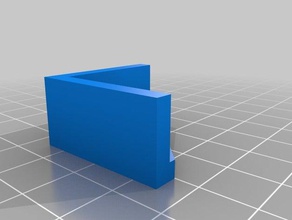 flashforge cama de cristal esquina soporte las esquinas del cuadrado más alto Impresora 3d accesorios 3d print model - Mito3D