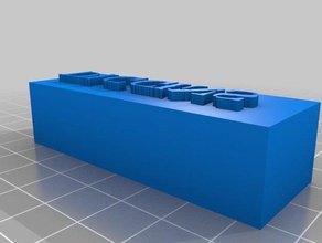 Leder Stempel Teile 3d print model - Mito3D