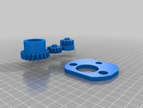 rotation poignet in der Robotik 3d print model - Mito3D