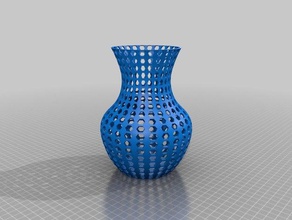 hexagon vase outdoor & Garten Blumen im freien Keramik selfcad 3d print model - Mito3D