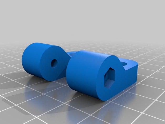 bisagra hembra partes personalizado 3D print model - Mito3D