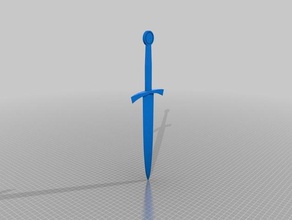 test dagger sculptures 3d print model - Mito3D