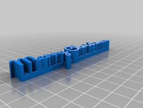 my customized hanging letters decor 3d print model - Mito3D