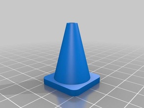 traffic cone toy & game accessories 3d print model - Mito3D