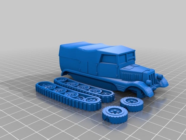 sdkfz 11 veículos 3D print model - Mito3D