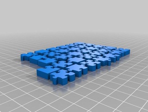 rompecabezas de tablero ajedrez la impresora 3d el 3d print model - Mito3D