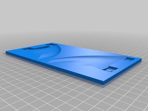 mould wakesurf fins lamination sport & outdoors fcs fin lake surfing 3d print model - Mito3D