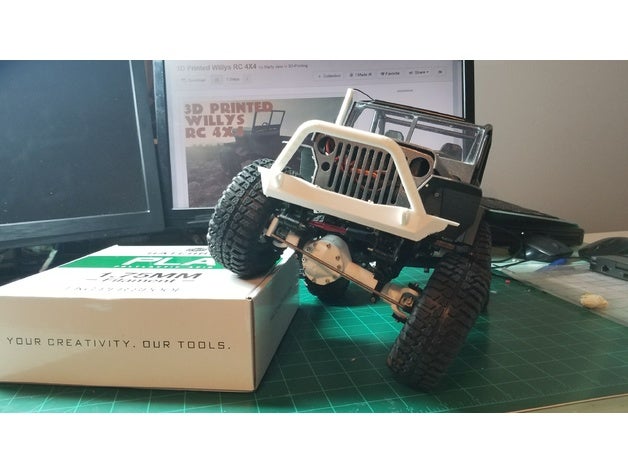 willys 4x4 punisher accesorios off road complementos r c vehículos 3D print model - Mito3D