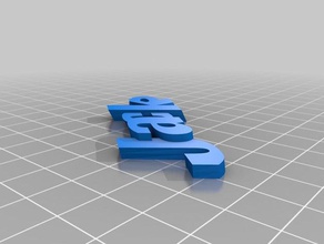 my customized iamburny's text - name keyring keyfob jack organization 3d print model - Mito3D