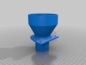 bosh tablesaw tsp100 100mm vacum connessione parti 3d print model - Mito3D
