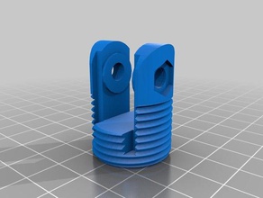 remixada de extrator ajuste ender 2 cinto rolos impressora 3d peças 3d print model - Mito3D