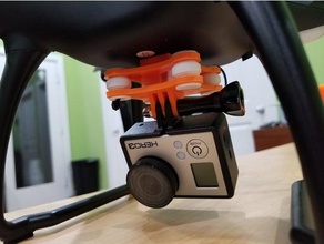 isolato videocamera gopro mount promark drone r c i veicoli la fotocamera il monte 3d print model - Mito3D