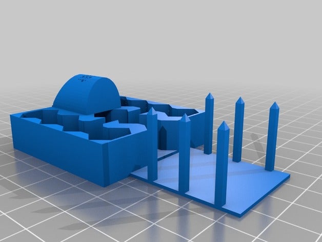 pyramid base 50mm 3d printing 3D print model - Mito3D