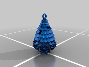 christmas tree ornament models 3d print model - Mito3D