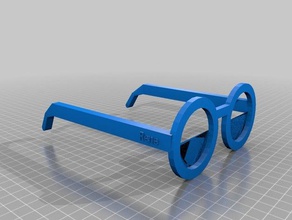 my customized glasses 3d print model - Mito3D
