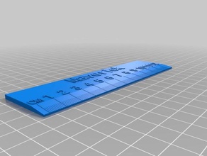 maverick ruler friend office customized 3d print model - Mito3D