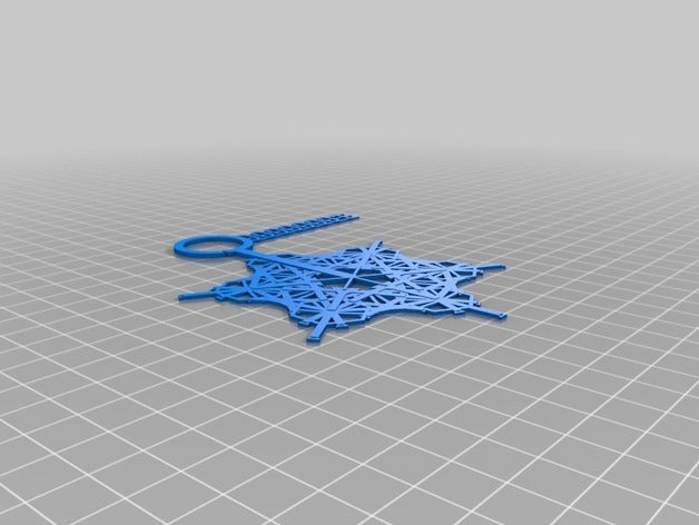 my customized blizzard mailable snowflake ornaments kickstarter decor 3D print model - Mito3D