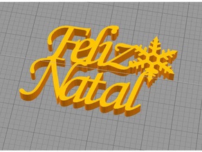 feliz natal décor les fêtes de noël natale regali di x-mas 3d print model - Mito3D