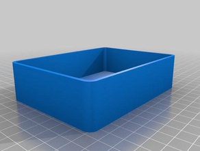 my customized rounded box 3 containers 3d print model - Mito3D