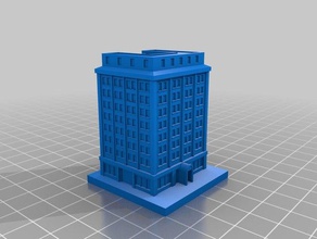 6mm - modular simcity buildings dense residentials toy & game accessories 15mm apartment city scenery terrain 3d print model - Mito3D