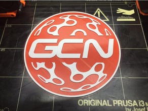 gcn logotipo 3d print model - Mito3D