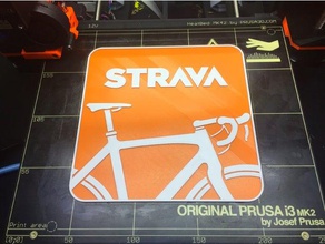 strava-bike-logo 3d print model - Mito3D