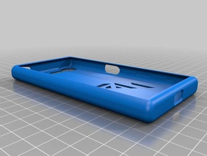 sony xperia x compact cover mobile phone 3d print model - Mito3D