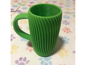 original textured mug household 3d print model - Mito3D