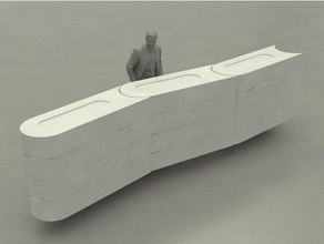 tecpro barriers barrieren slotcars 1 32 hobby 3d print model - Mito3D