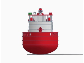 fireboat eliska Fahrzeuge rc Boot scale-Modell arbeiten 3d print model - Mito3D