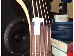 bass b-string mute musica 3d print model - Mito3D