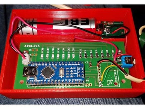 proyecto de caja fuente alimentación la electrónica 18650 caso 3d print model - Mito3D