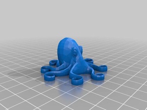 petit poulpe L'impression 3d 3d print model - Mito3D