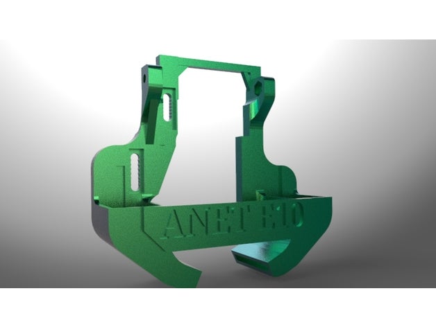 anet e10 fan duct bi-turbine 3d printing upgrade 3D print model - Mito3D