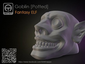 goblin potted toys & games plant 3d print model - Mito3D
