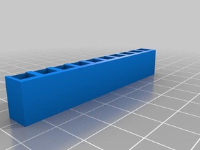 exposição bloco de calibração 0,05 mm camada altura engenharia 3d dlp impressora calibrar a o teste sla garagem ciência resina resinprinter uv 3d print model - Mito3D
