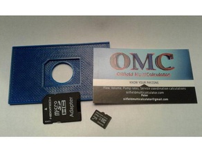 sd kartı iş elektronik kart sahibi dosyaları micro fotoğrafçılık taslak yazılım 3d print model - Mito3D