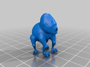 digestivo harambe sculture 3d print model - Mito3D