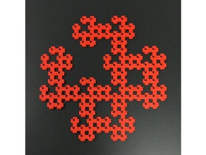 crab carpet fractal 3d printing jmu3space 3d print model - Mito3D
