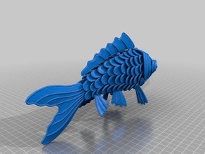 koi sculptures 3d print model - Mito3D