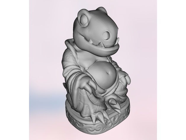 nenhum texto buddhasaurus criaturas 3D print model - Mito3D
