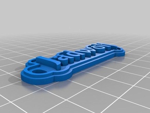 juanjo 2 bach alessss keychains customized 3d print model - Mito3D