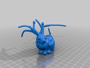clown bunny gaving fun creatures meshmixer 3d print model - Mito3D