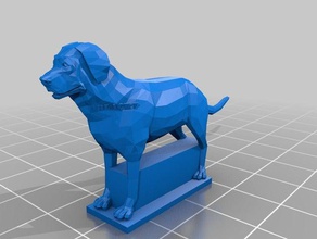 cane La stampa 3d 3d print model - Mito3D