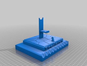 predator stand weapon 3d printing 3d print model - Mito3D