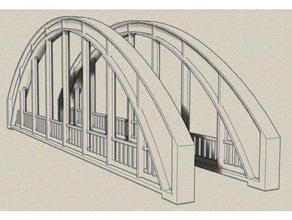 pont de train L'impression 3d 3dmodel modèle trains 3d print model - Mito3D